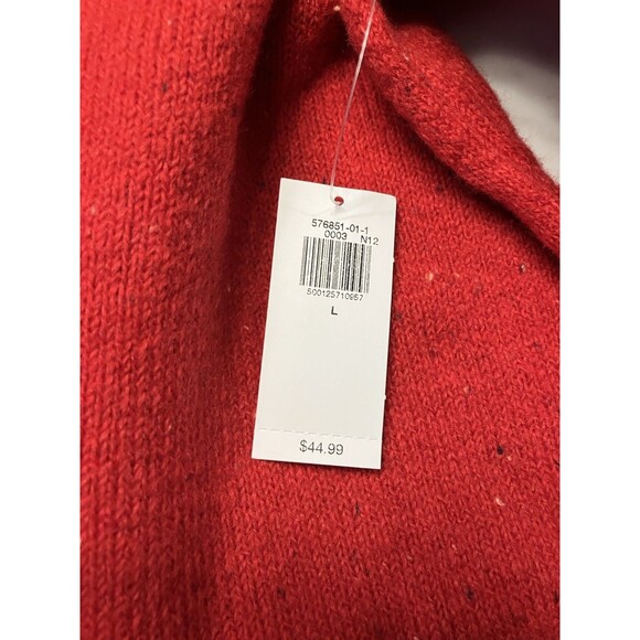 Old Navy Women Red Turtleneck Relaxed Fit Sweater Size Large NWT - Picture 4 of 7